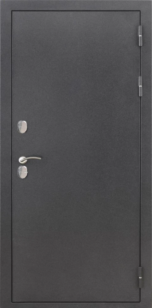 Входная дверь ДвериПРО Термо серебро ПВХ 10мм Астрод веллуто гриджио DPRO226497 внешняя сторона